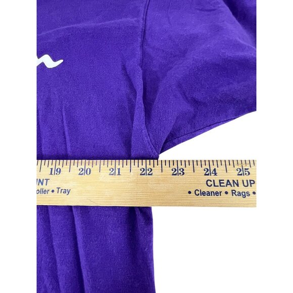 Champion Purple Graphic T-Shirt XL Mens Authentic Athletic Casual Cotton Comfort - Picture 4 of 14